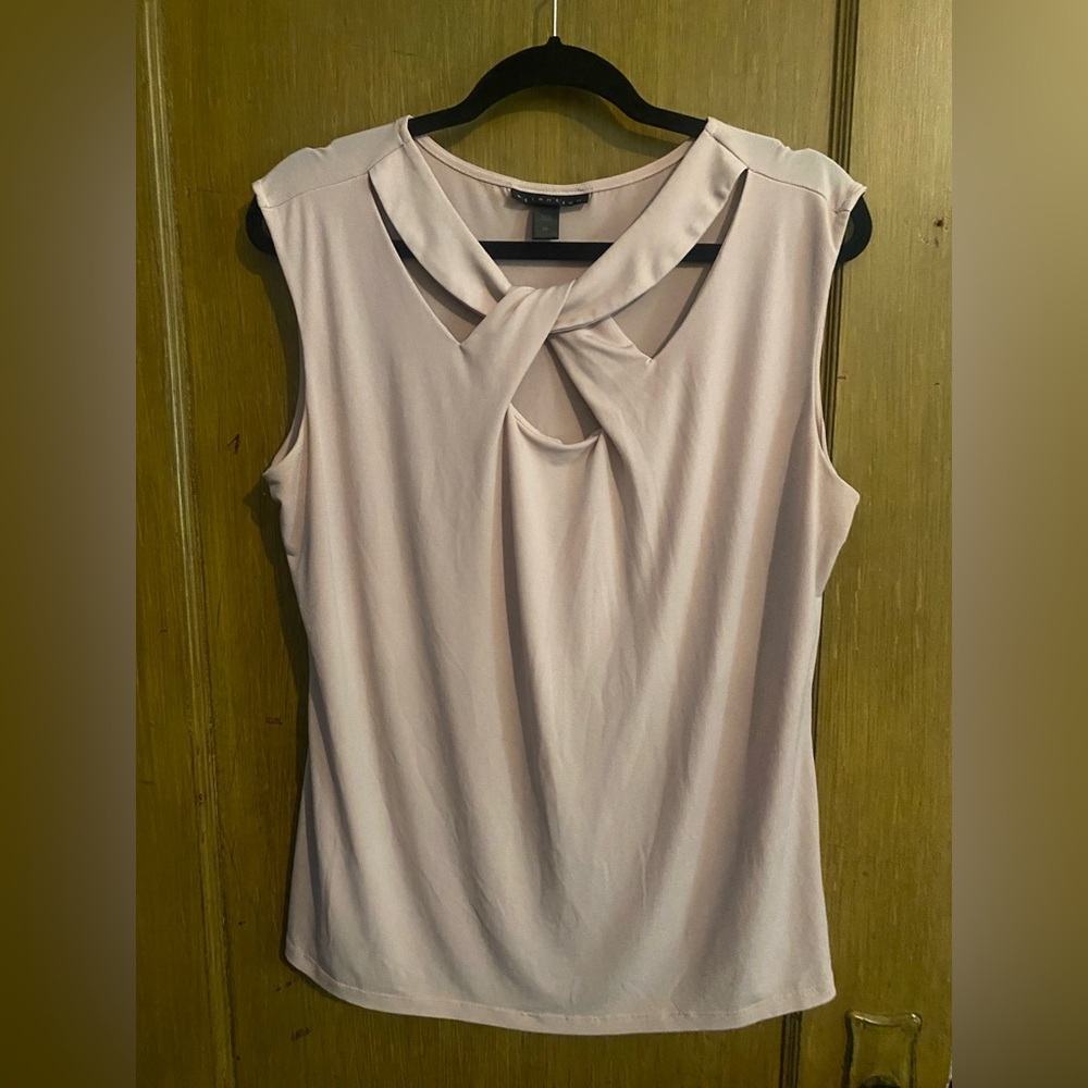 Light Pink Cut-Out Tank Top XXL